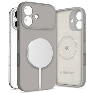 Tech-Protect Silicone MagSafe Case for iPhone 17 - Gray