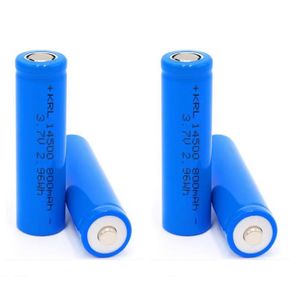 SiGN Laddningsbart Batteri 14500 3.7V 800mah, 4-pack