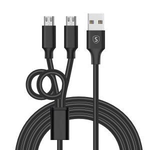 Duo Charge & Play PS4 opladekabel 3.5m - Sort