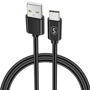 SiGN USB-C-kabel, 2,4A, 1m - Svart