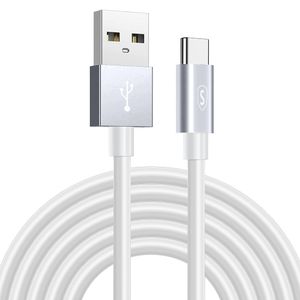 SiGN SuperCharge USB-C Kabel 5A, 25W, 2m - Vit