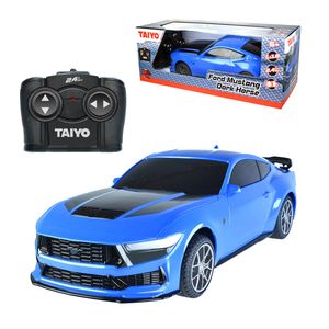 Taiyo Radio-ohjattava auto Ford Mustang GTD Dark Horse 1:18 – sininen