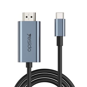 YESIDO HM10 USB-C - HDMI -kaapeli 4K 60Hz, 2m