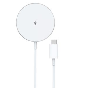 SiGN MagSafe-lader Qi 15W, USB-C - Hvit