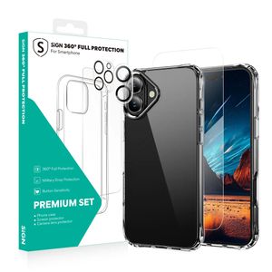 SiGN Ultra Slim Cover til iPhone 16 - Gennemsigtig