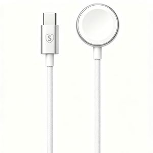 SiGN magnetisk trådløs lader MagSafe for Apple Watch, USB-C, 5W – hvit