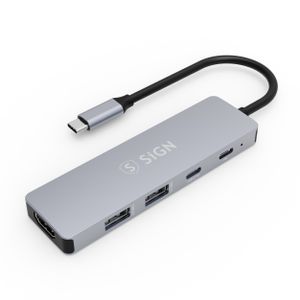 SiGN HUB USB-C auf USB-A / USB-C / PD / HDMI