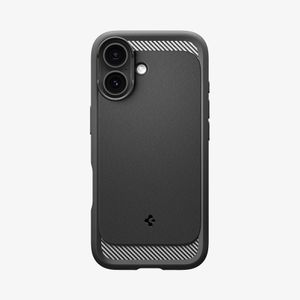 Spigen iPhone 17 Rugged Armor MagFit Case - Matte Black