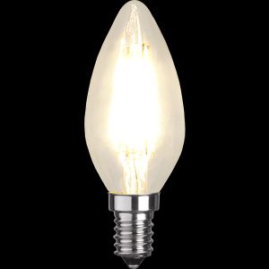 LED-pære E14 C35 Klar