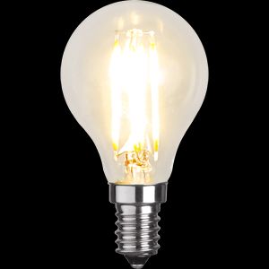 LED-pære E14 P45 Klar