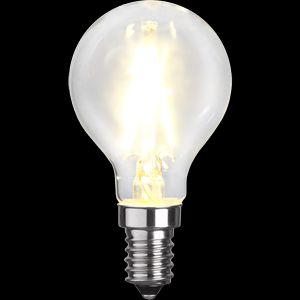 LED-pære E14 P45 Klar