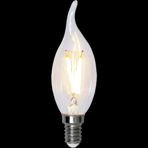 LED-pære E14 C35 Klar