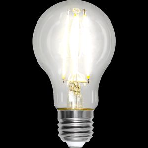 LED-pære E27 A60 Klar