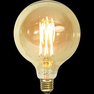 LED-pære E27 G125 Vintage Gold