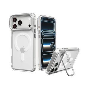 Spigen iPhone 18 Pro Max/17 Pro Max Ultra Hybrid Optic S MagFit-cover - Sølv