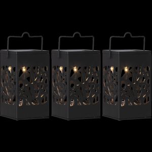 Star Trading solcelledekoration Izola Mini 3-pak – sort