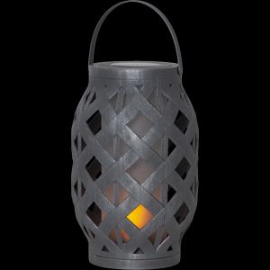 Star Trading solcellslykta Flame – grå