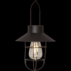 Star Trading solcellsdekoration Utomhusbelysning Cage – svart