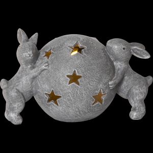 Star Trading LED solcellsdekoration Harriet – grå