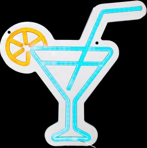 Star Trading LED lampa Plexy – cocktailglas