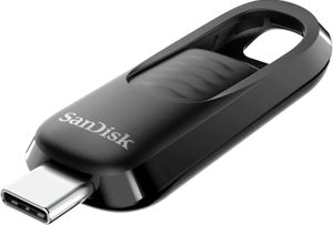SanDisk 1TB Ultra Slider USB-C 3.2 USB-flashdrev - Sort