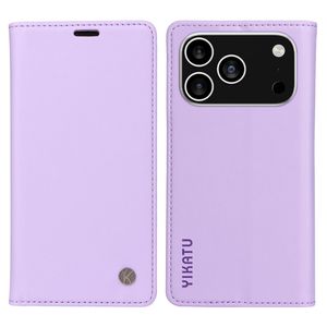 YIKATU iPhone 17 Pro Wallet cover - Purple