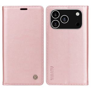 YIKATU iPhone 17 Pro Wallet cover - Rose Gold
