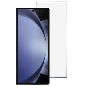 Skjermbeskytter til Samsung Galaxy Z Fold7 5G –  sort kant, herdet glass (ytterskjerm)