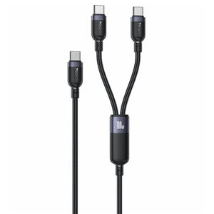 Yesido 2-i-1 USB-C-kabel till 2x USB-C 100W, 1,2 m