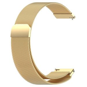 Huawei Watch 1/2/3 jne. Milanolainen kellonranneke – Kulta