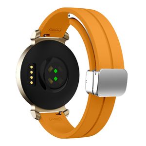 Garmin Lily 2 klokkerem i silikon med magnetisk spenne – gul