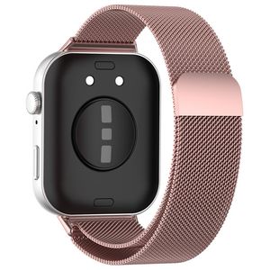 Huawei Watch Fit 3 Milanese Urrem Rustfrit Stål – Lyserød