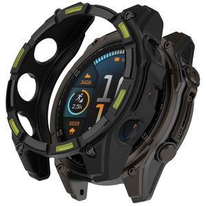 Garmin Quatix 8 51mm Klokkedeksel TPU Støtsikker – Svart/Grønn
