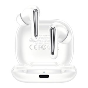 Yesido TWS45-WHT Bluetooth-nappikuulokkeet ANC/ENC-toiminnolla – valkoiset