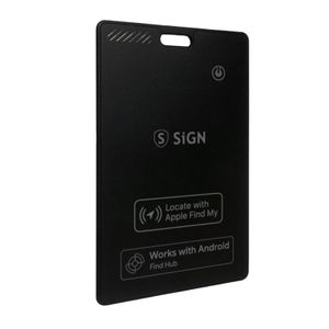 SiGN Ultra Slim Spårsändare SmartCard – Svart