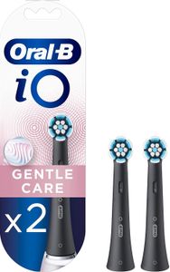 Oral-B iO Gentle Care tandbørstehoveder, 2-pak - Sort
