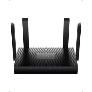 CUDY WR3000 Wi-Fi 6 Mesh-router AX3000 Gigabit – Svart