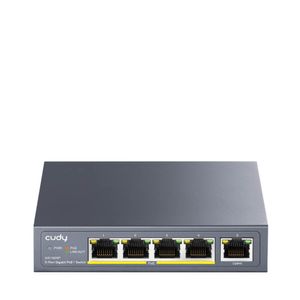 Cudy GS1005P 5-portars Gigabit PoE+ Switch – Svart