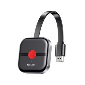 Yesido TV10 trådlös Wifi 4K TV-sändare och displaymottagare – Svart