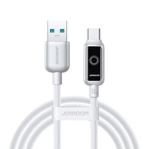 Joyroom USB-A to USB-C Fast Charging Data Cable 66W, 1.2m - White