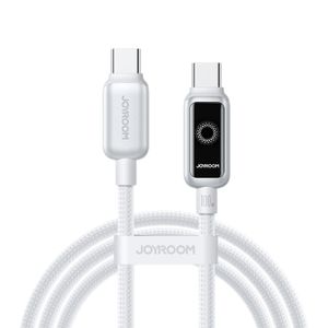 Joyroom USB-C to USB-C Fast Charging Data Cable 100W, 1.2m - White