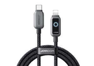 Joyroom USB-C til Lightning Hurtigladekabel 30W, 1,2m - svart