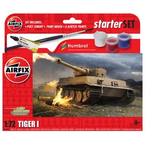 Airfix-rakennussarjan aloitussetti 1:72 – Tiger 1