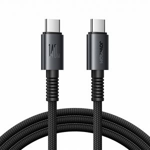Joyroom AC40 USB-C Snabbladdning & datakabel 140W 480mbps, 2m – Svart