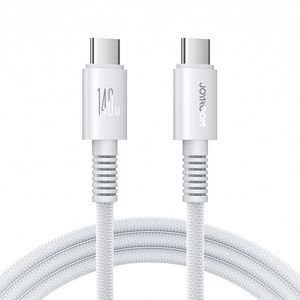Joyroom AC40 USB-C Snabbladdning & datakabel 140W 480mbps, 1m – Vit