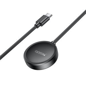 Yesido CA162 magnetisk lader til Samsung Galaxy Watch, USB-C, 1m – svart