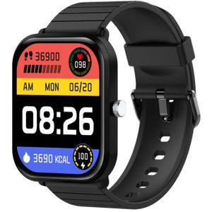 Celly TRAINERMATE2 Smartwatch – Rektangulær urskive, Sort