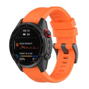 Garmin Fenix 7X Silikon Klokkereim - Oransje
