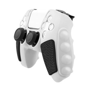 Silikone beskyttelsesetui til Sony PS5 Gamepad – Sort/Hvid