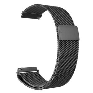 Garmin Lily 2 Kockarmband milanese i rostfritt stål - Svart
